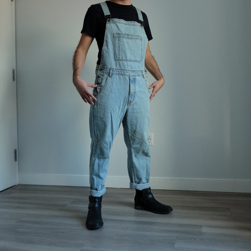 Urban Outfitters Light Wash Overalls